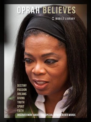 cover image of Oprah Believes--Oprah Quotes